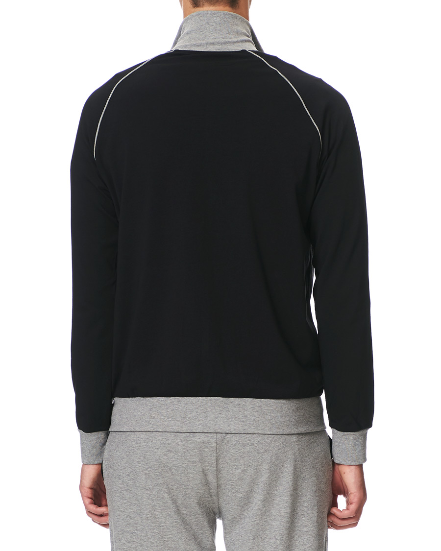 Uomini | BOSS Loungewear Full-Zip Sweater Black | BOSS BLACK | BOSS Loungewear Full-Zip Sweater Black