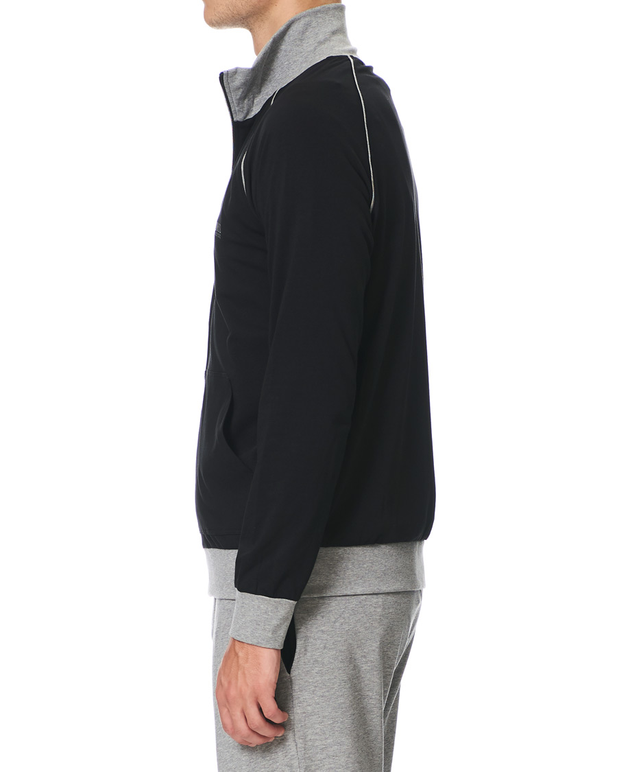 Uomini | BOSS Loungewear Full-Zip Sweater Black | BOSS BLACK | BOSS Loungewear Full-Zip Sweater Black