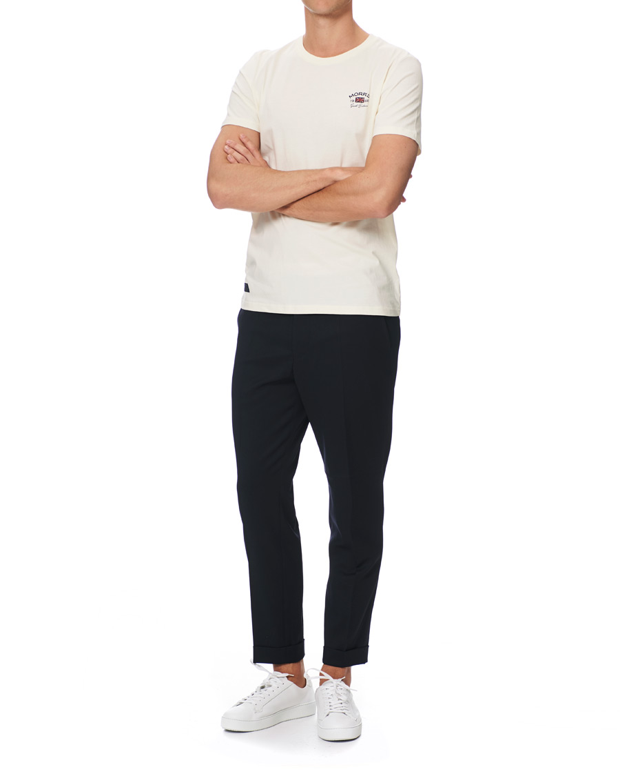 Uomini | T-shirt | Morris | Léonce Crew Neck Tee Off White