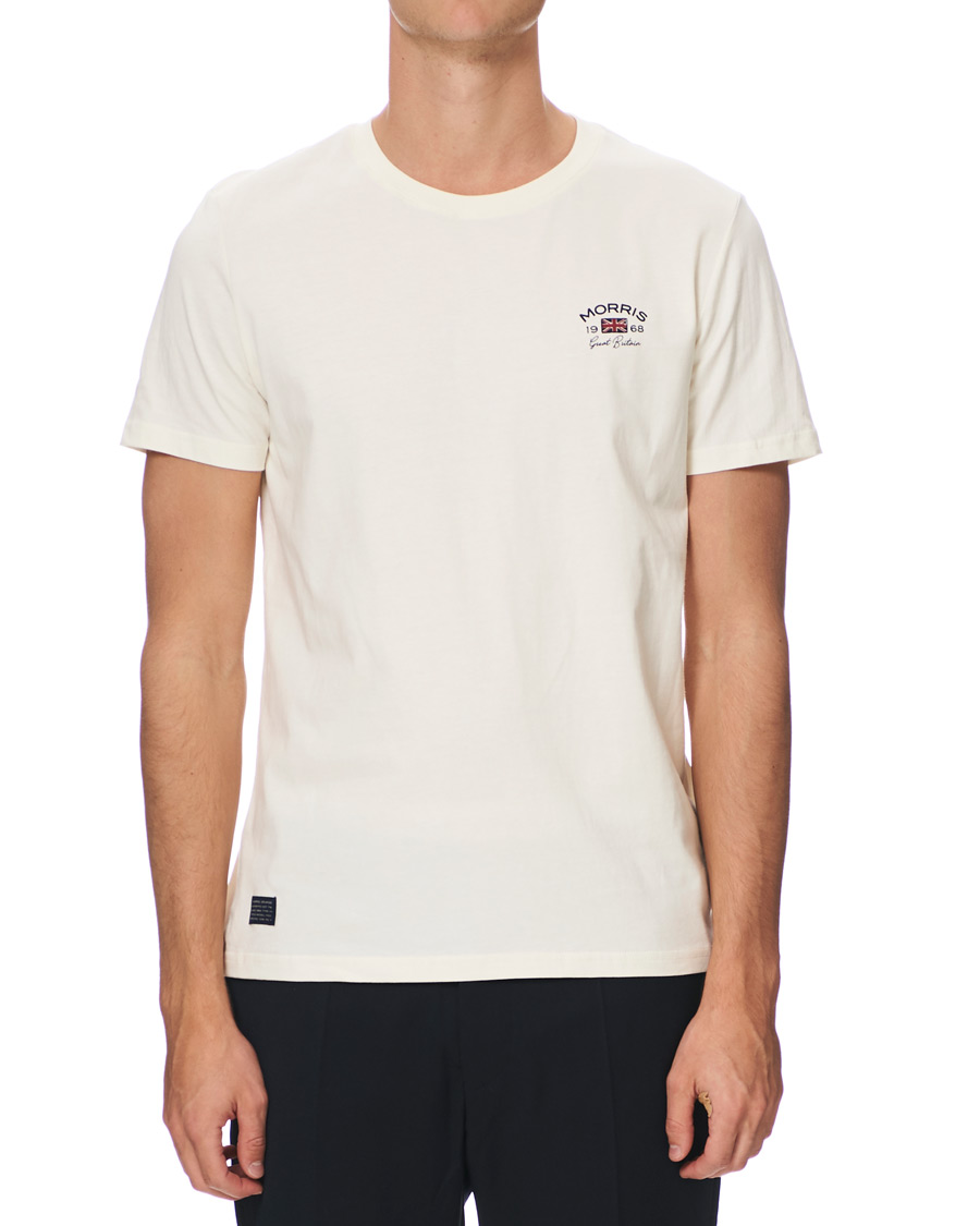 Uomini | T-shirt | Morris | Léonce Crew Neck Tee Off White