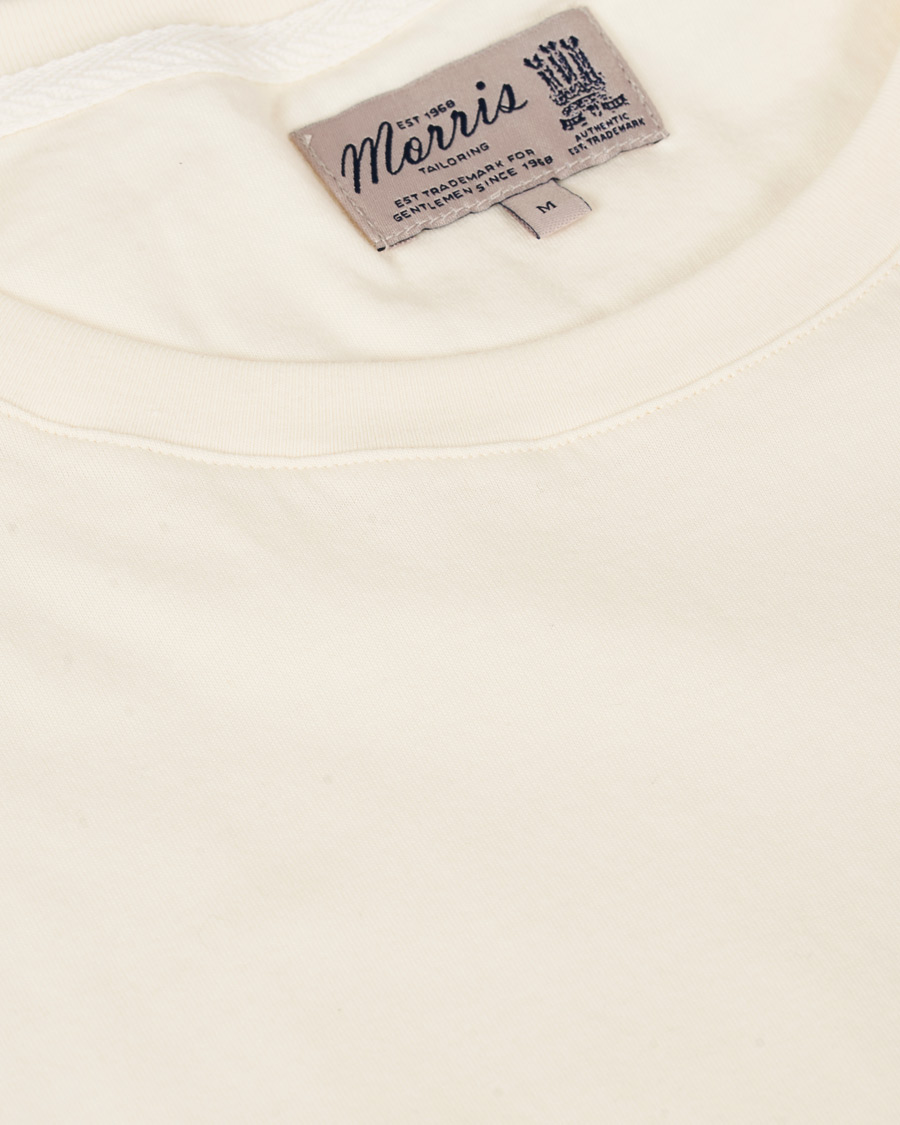 Uomini | T-shirt | Morris | Léonce Crew Neck Tee Off White