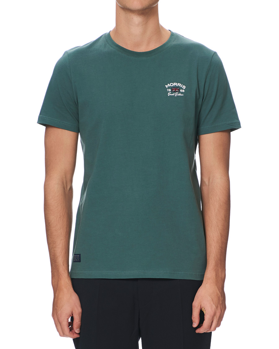 Uomini | T-shirt | Morris | Léonce Crew Neck Tee Green