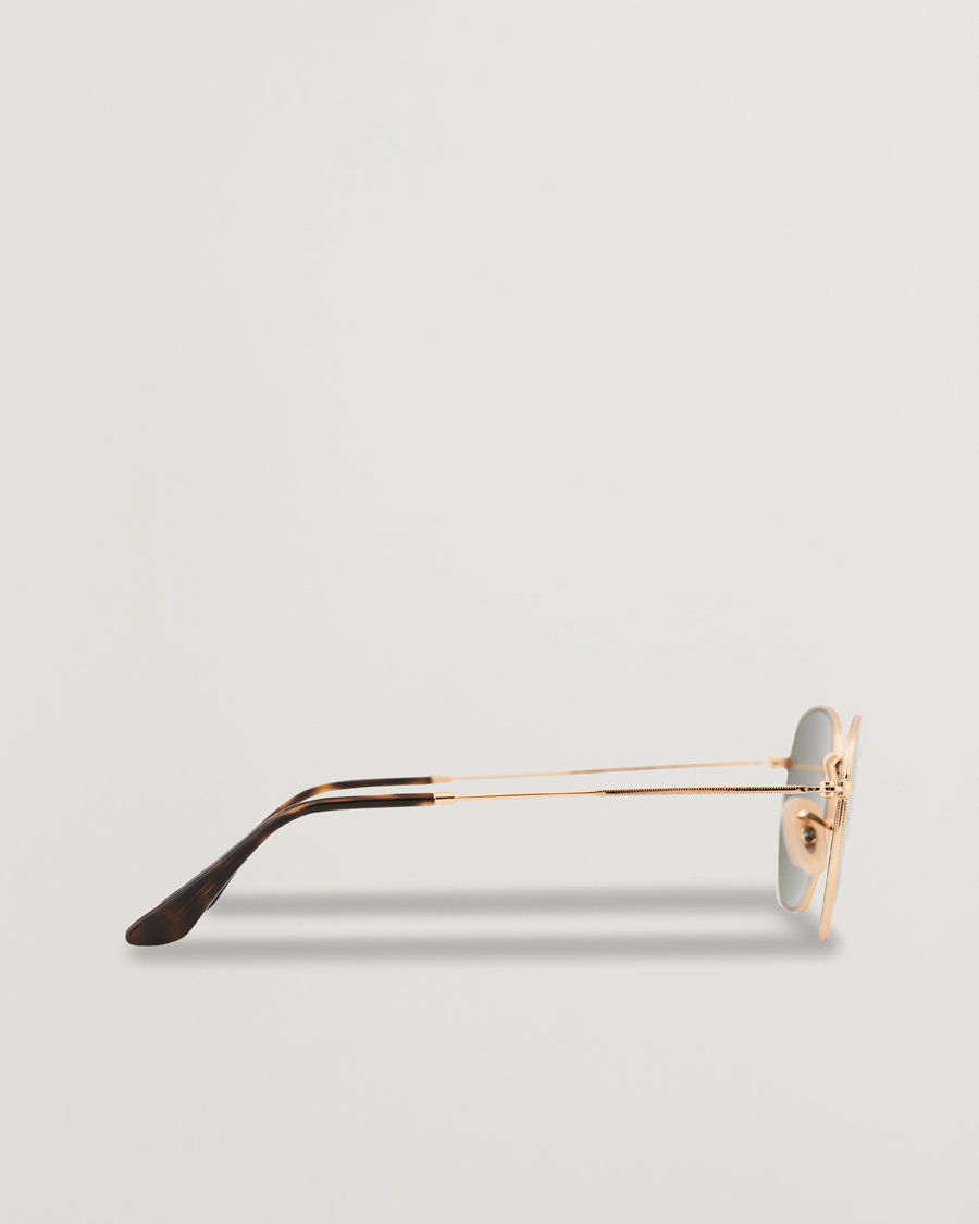 Uomini | Occhiali da sole | Ray-Ban | 0RB3548N Hexagonal Sunglasses Gold/Green