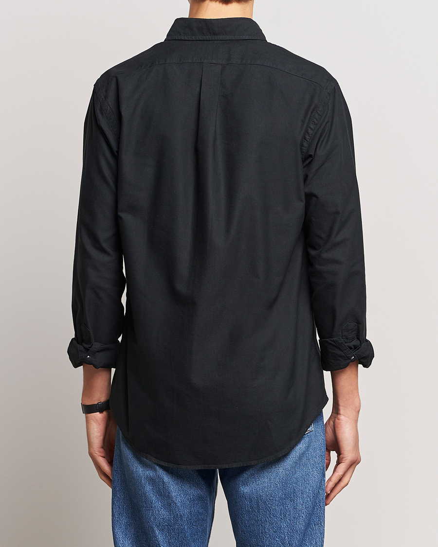Uomini | Camicie | Polo Ralph Lauren | Custom Fit Garment Dyed Oxford Shirt Black