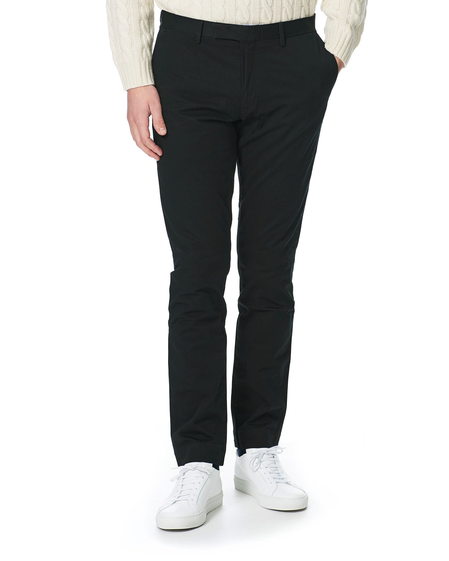 Uomini | Pantaloni | Polo Ralph Lauren | Slim Fit Stretch Chinos Black