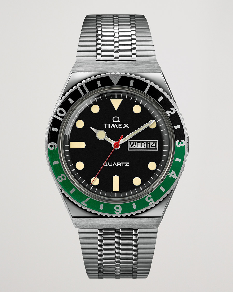 Uomini | Timex Q Reissue 1979 Black/Green | Timex | Q Reissue 1979 Black/Green