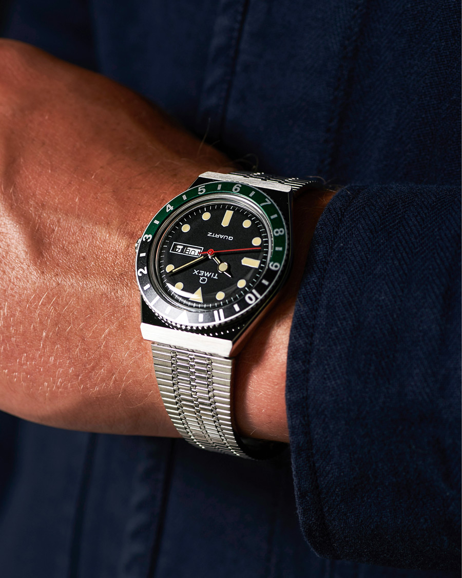 Uomini | Timex Q Reissue 1979 Black/Green | Timex | Q Reissue 1979 Black/Green