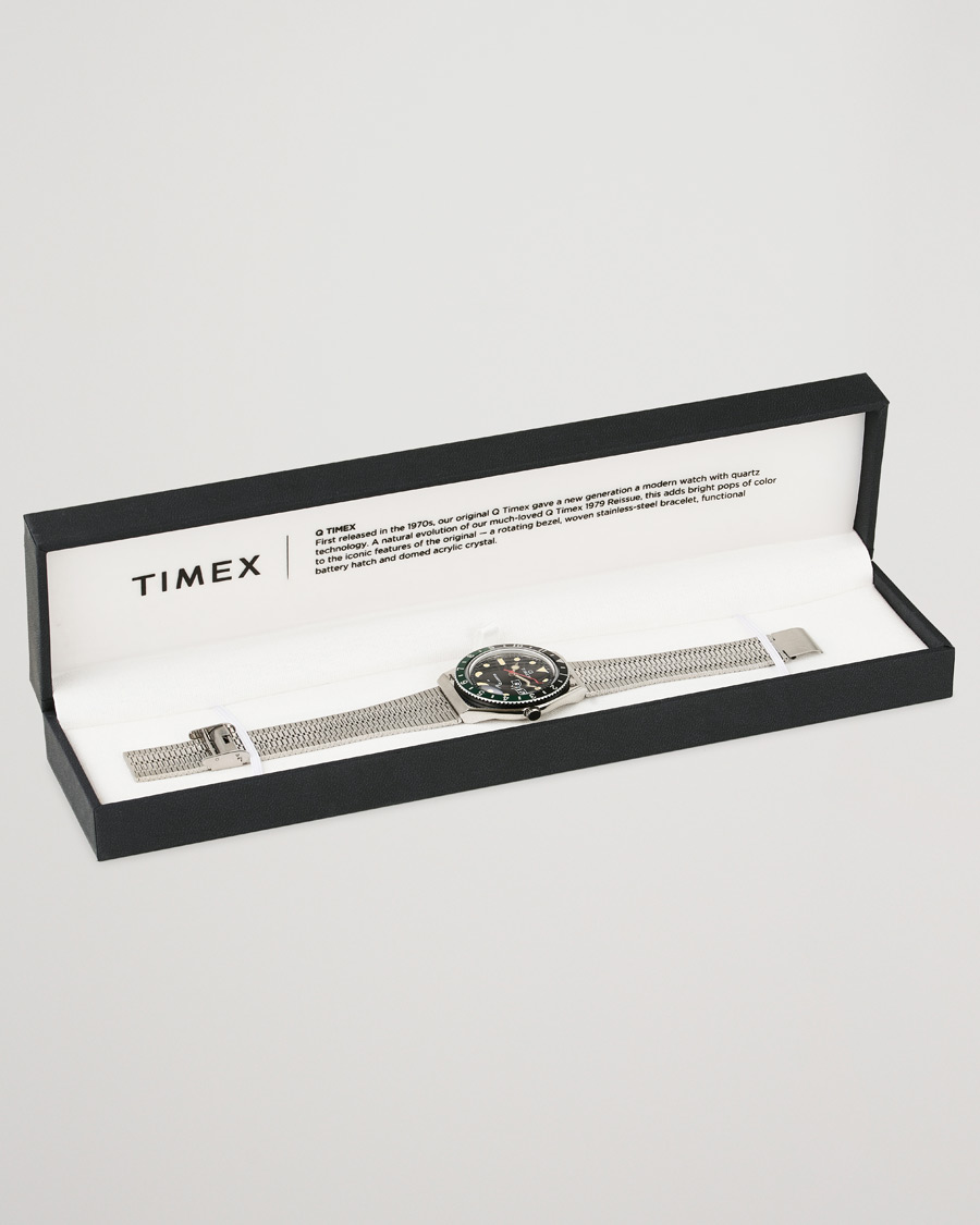 Uomini | Timex Q Reissue 1979 Black/Green | Timex | Q Reissue 1979 Black/Green