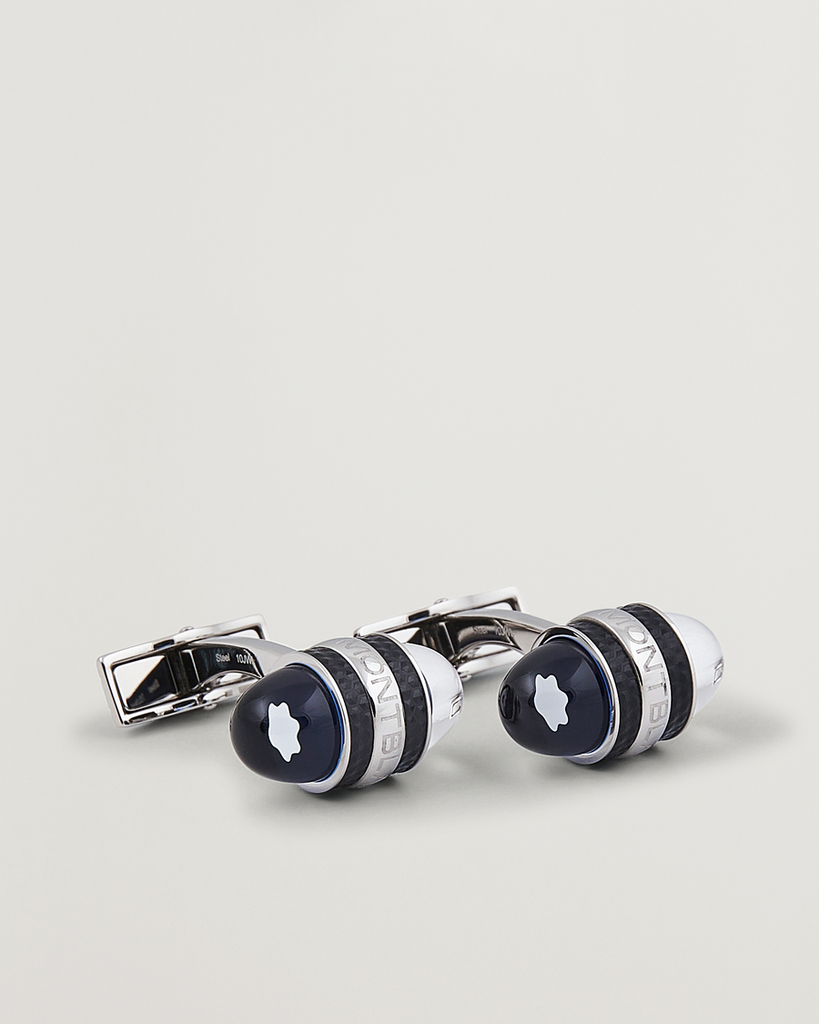 Uomini | Gemelli | Montblanc | Steel Lacquer SAW Cufflinks