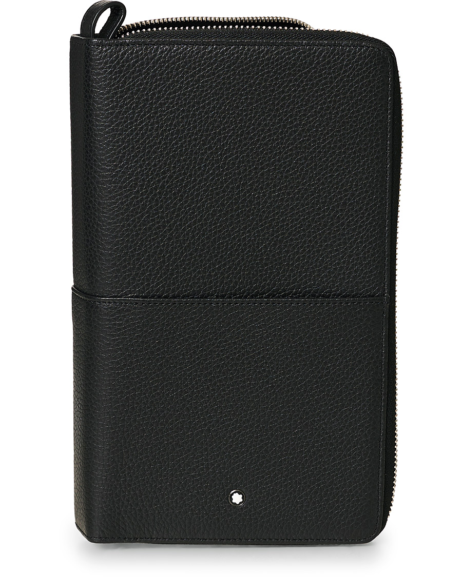Uomini | Montblanc MST Soft Grain Travel Wallet Black | Montblanc | MST Soft Grain Travel Wallet Black