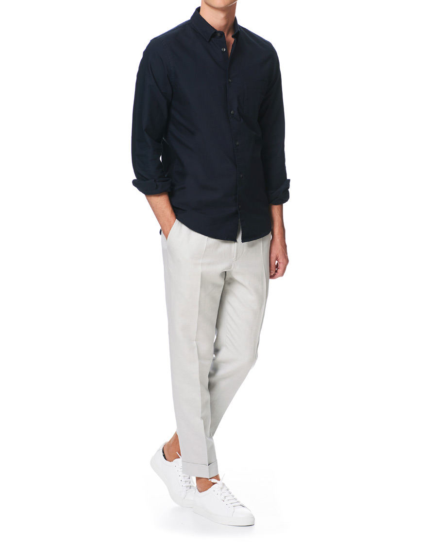 Uomini | Camicie | Filippa K | Tim Oxford Shirt Dark Navy