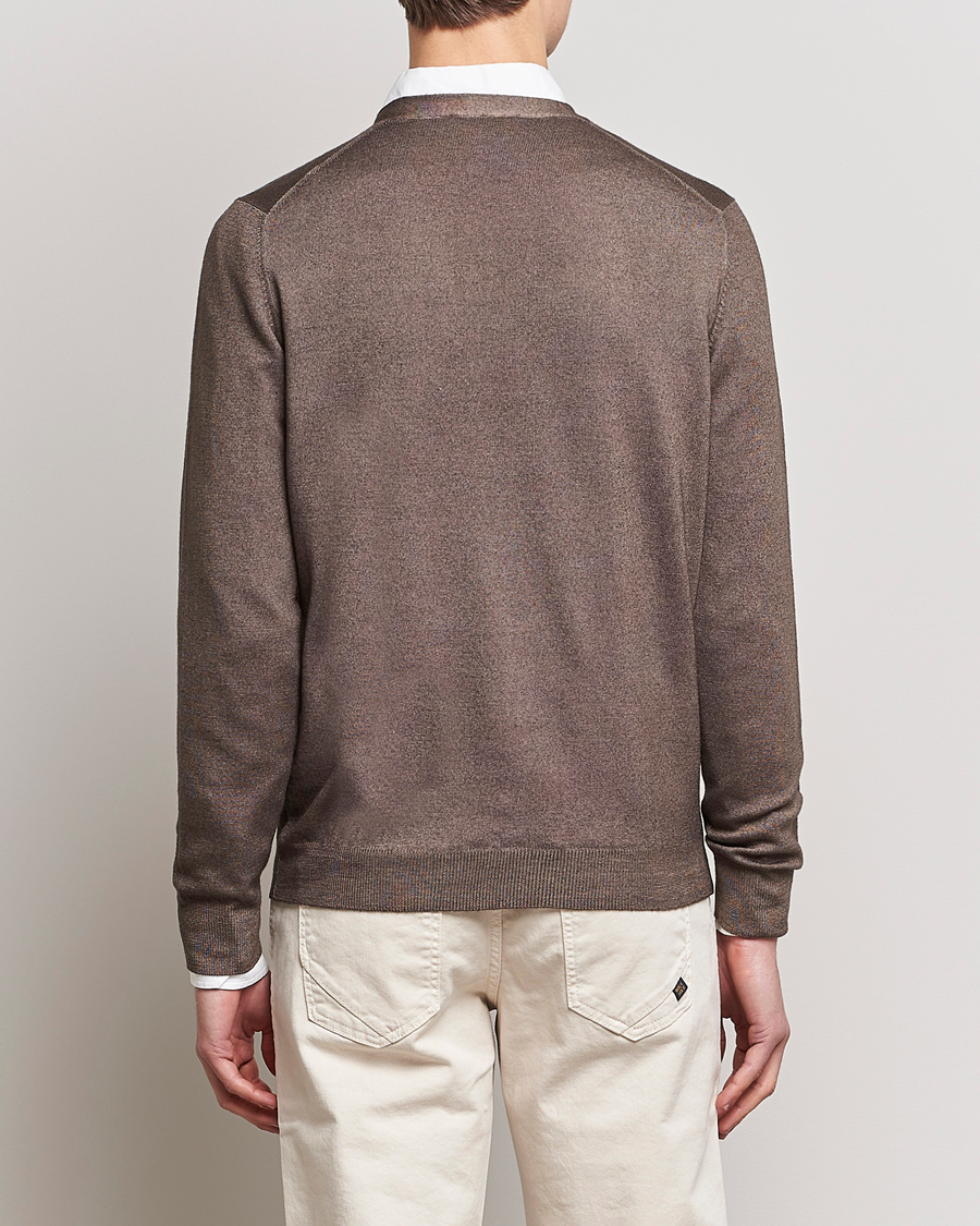 Uomini | Maglieria | Gran Sasso | Vintage Merino Fashion Fit Cardigan Beige