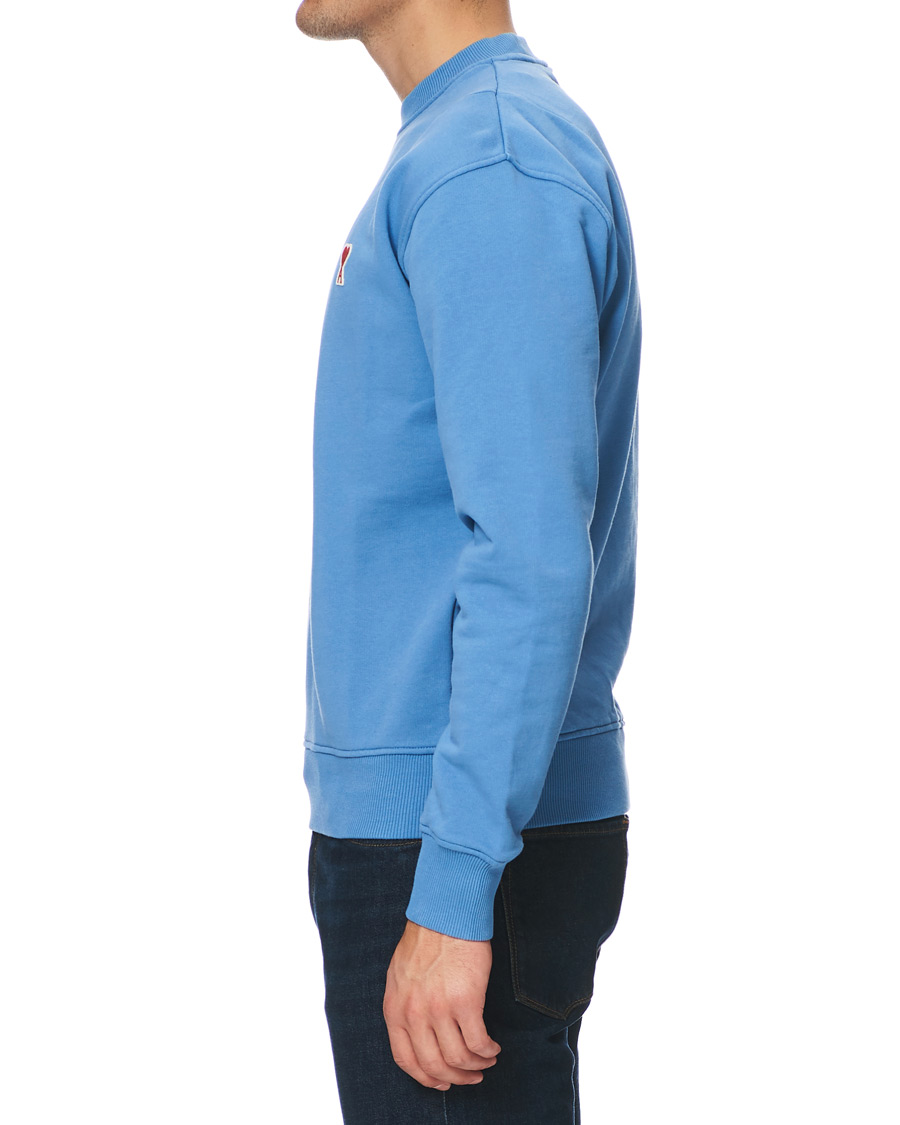 Uomini | Maglieria | AMI | Heart Logo Sweatshirt Blue