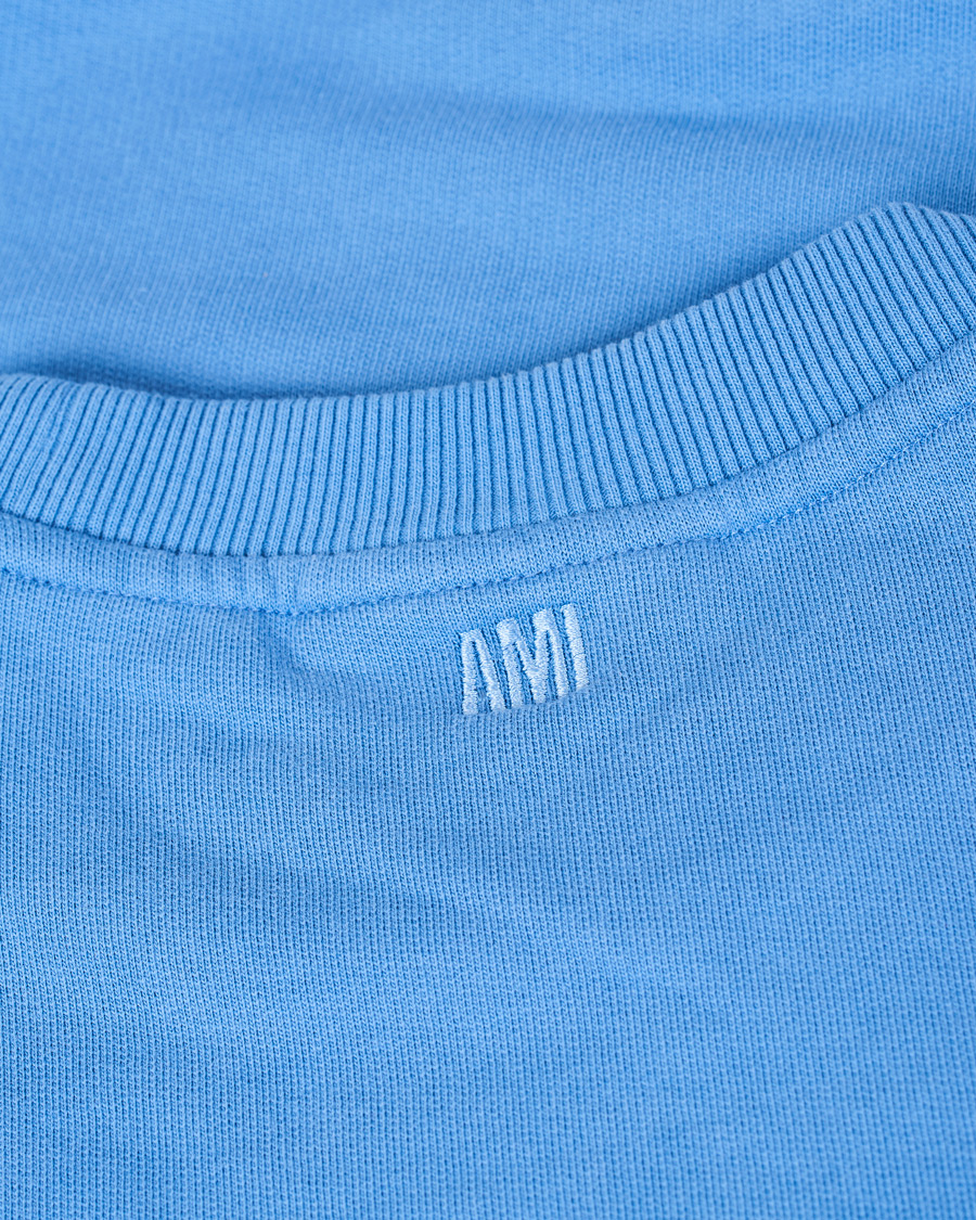 Uomini | Maglieria | AMI | Heart Logo Sweatshirt Blue