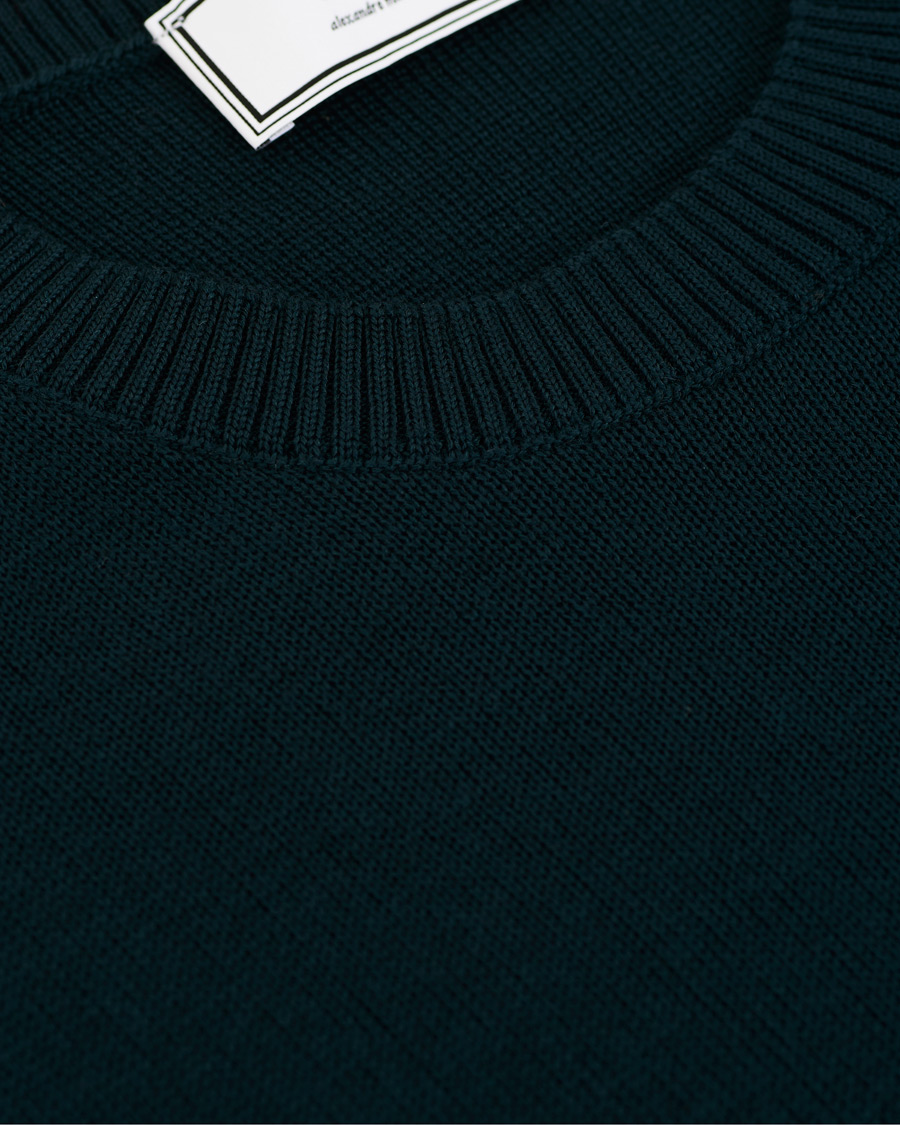Uomini | Maglieria | AMI | Heart Logo Merino Sweater Dark Green