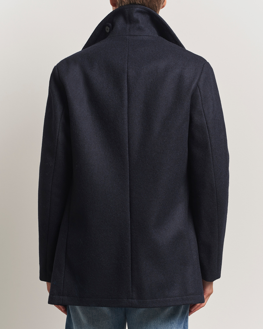 Uomini | Giacche | Armor-lux | Kermor Wool Peacoat Navy 46