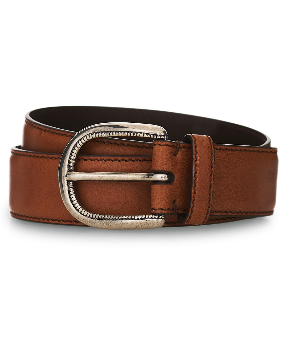 Uomini | Brunello Cucinelli Plain Belt Brown Calf | Brunello Cucinelli | Plain Belt Brown Calf