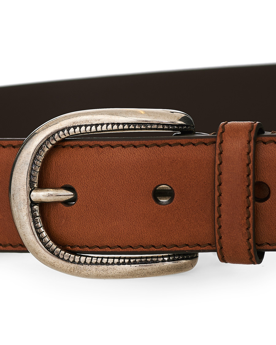 Uomini | Brunello Cucinelli Plain Belt Brown Calf | Brunello Cucinelli | Plain Belt Brown Calf