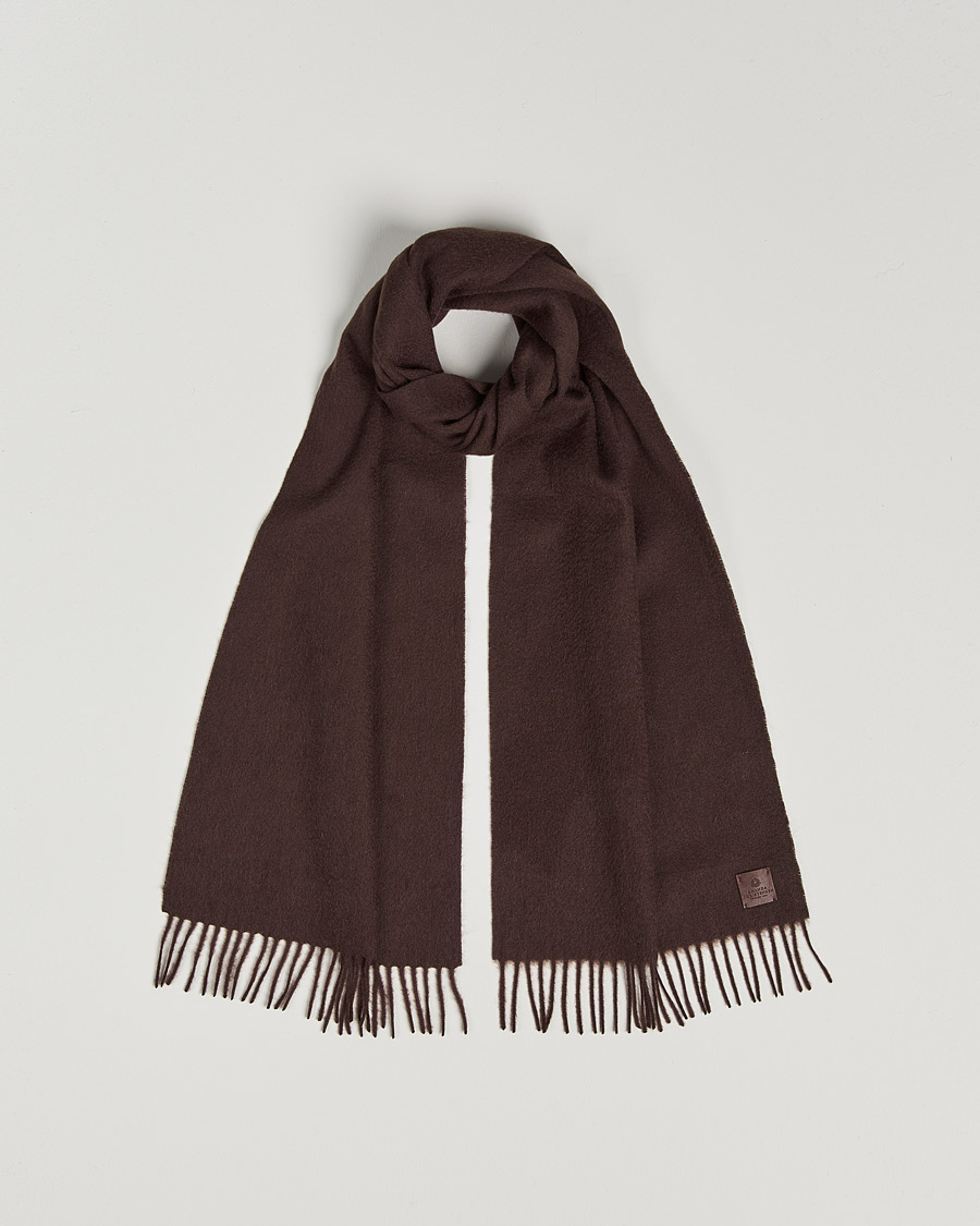 Uomini | Amanda Christensen Wool Scarf Brown | Amanda Christensen | Wool Scarf Brown