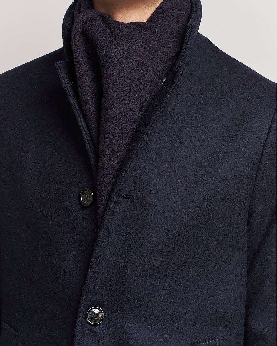 Uomini | Amanda Christensen Merino Wool Scarf Navy Melange | Amanda Christensen | Merino Wool Scarf Navy Melange