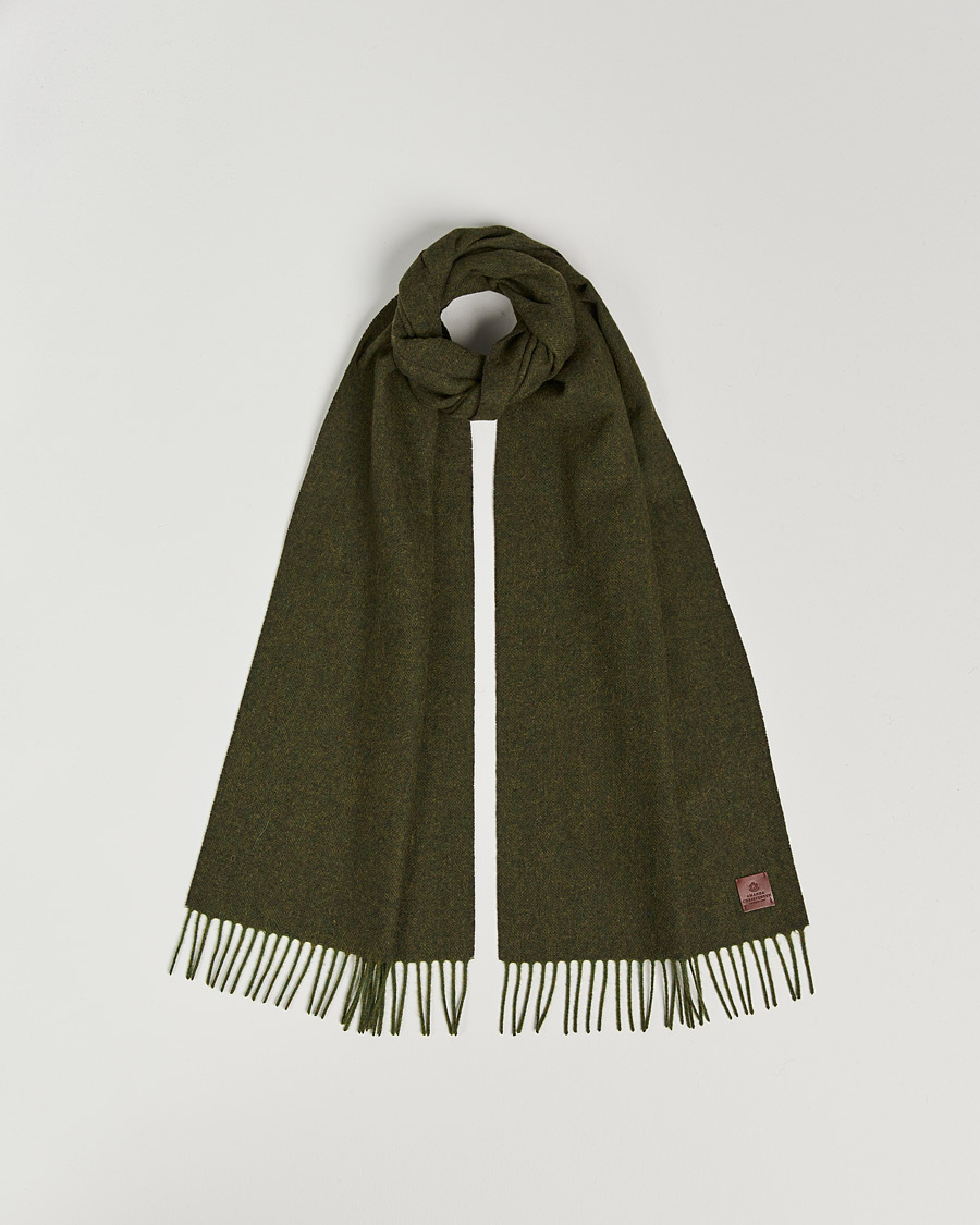 Uomini | Amanda Christensen Merino Wool Scarf Green Melange | Amanda Christensen | Merino Wool Scarf Green Melange