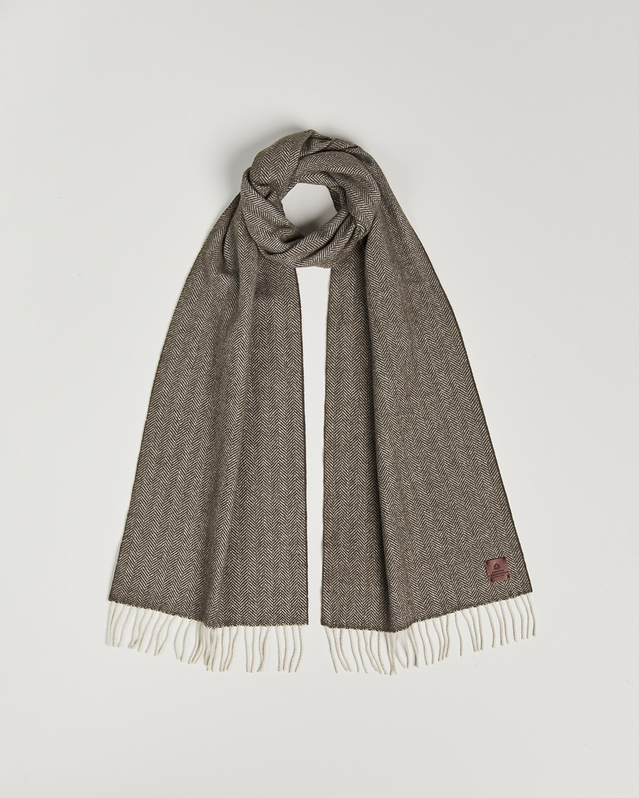Uomini | Amanda Christensen Merino Wool Herringbone Olive | Amanda Christensen | Merino Wool Herringbone Olive