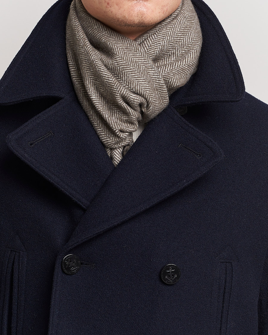 Uomini | Amanda Christensen Merino Wool Herringbone Olive | Amanda Christensen | Merino Wool Herringbone Olive