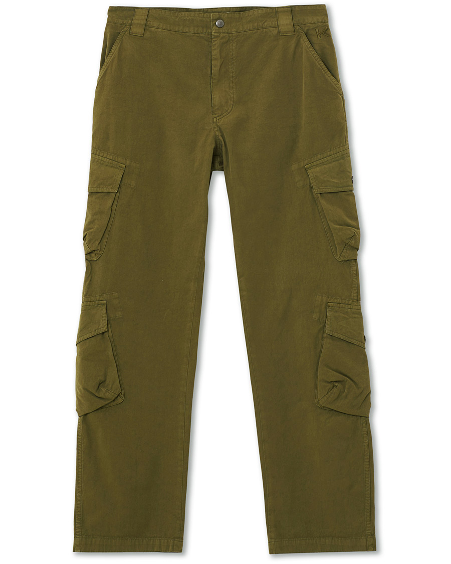 Uomini | Pantaloni | KENZO | Utilitarian Cargo Trousers Green