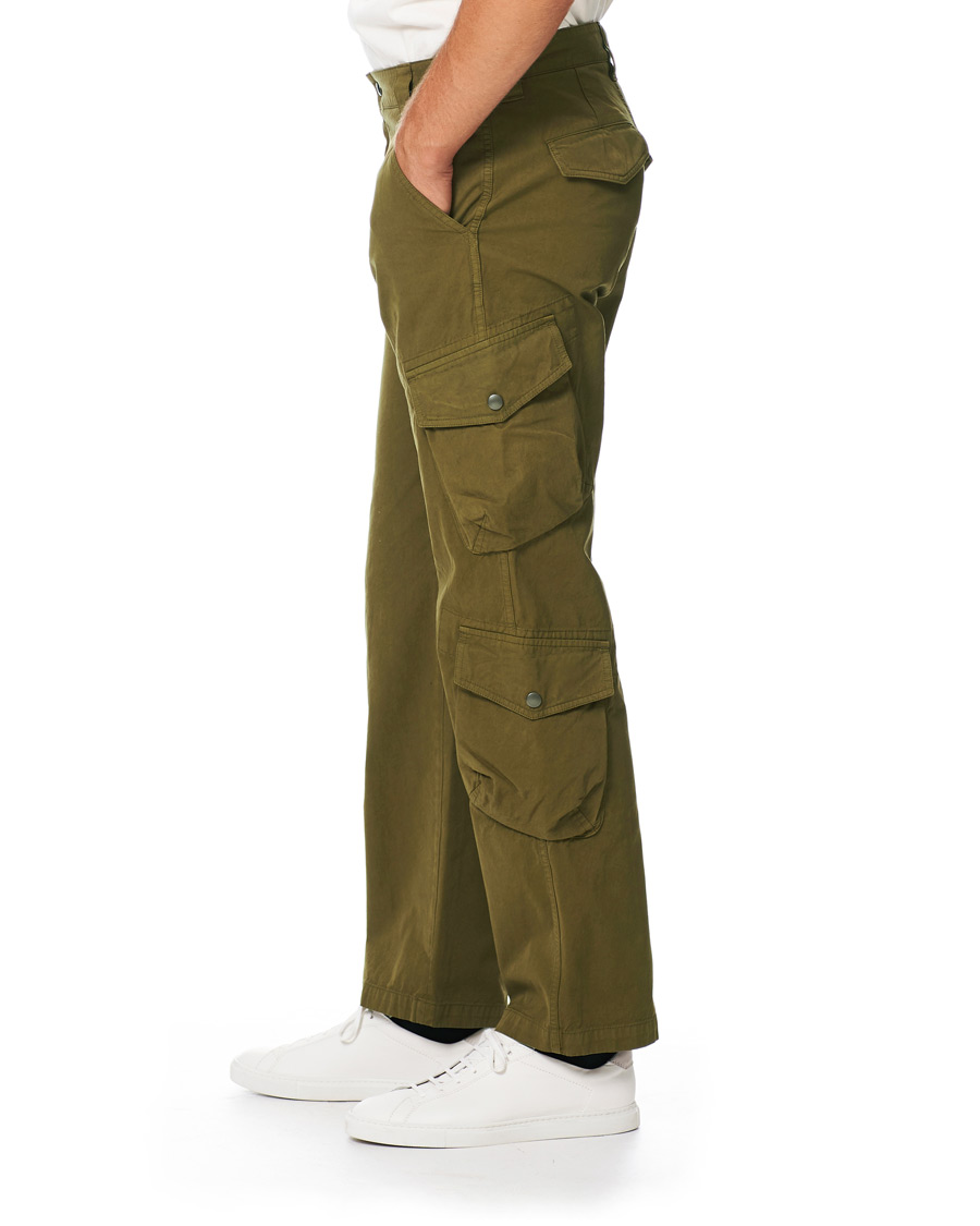 Uomini | Pantaloni | KENZO | Utilitarian Cargo Trousers Green