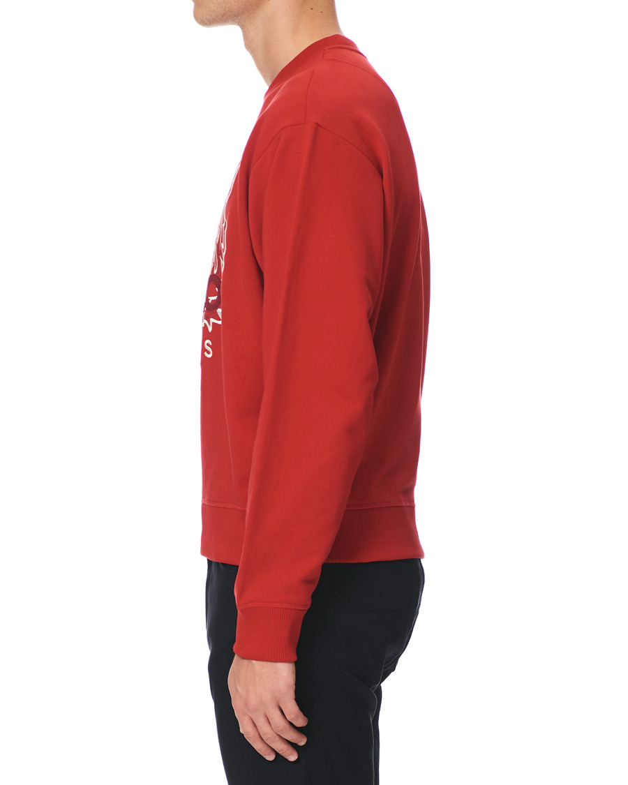 Uomini | Maglieria | KENZO | Icon Tiger Crew Neck Sweatshirt Red