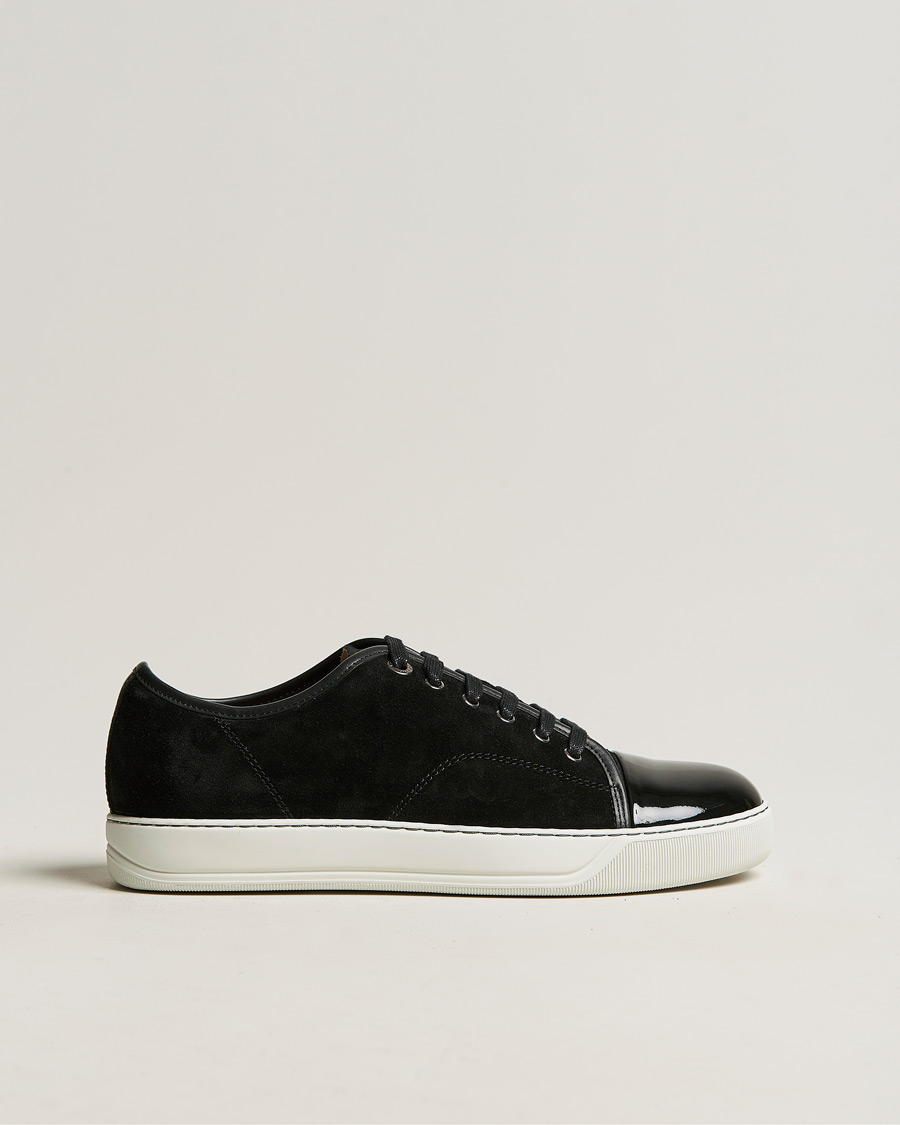 Uomini | Sneakers | Lanvin | DBB1 Patent Cap Toe Sneaker Black