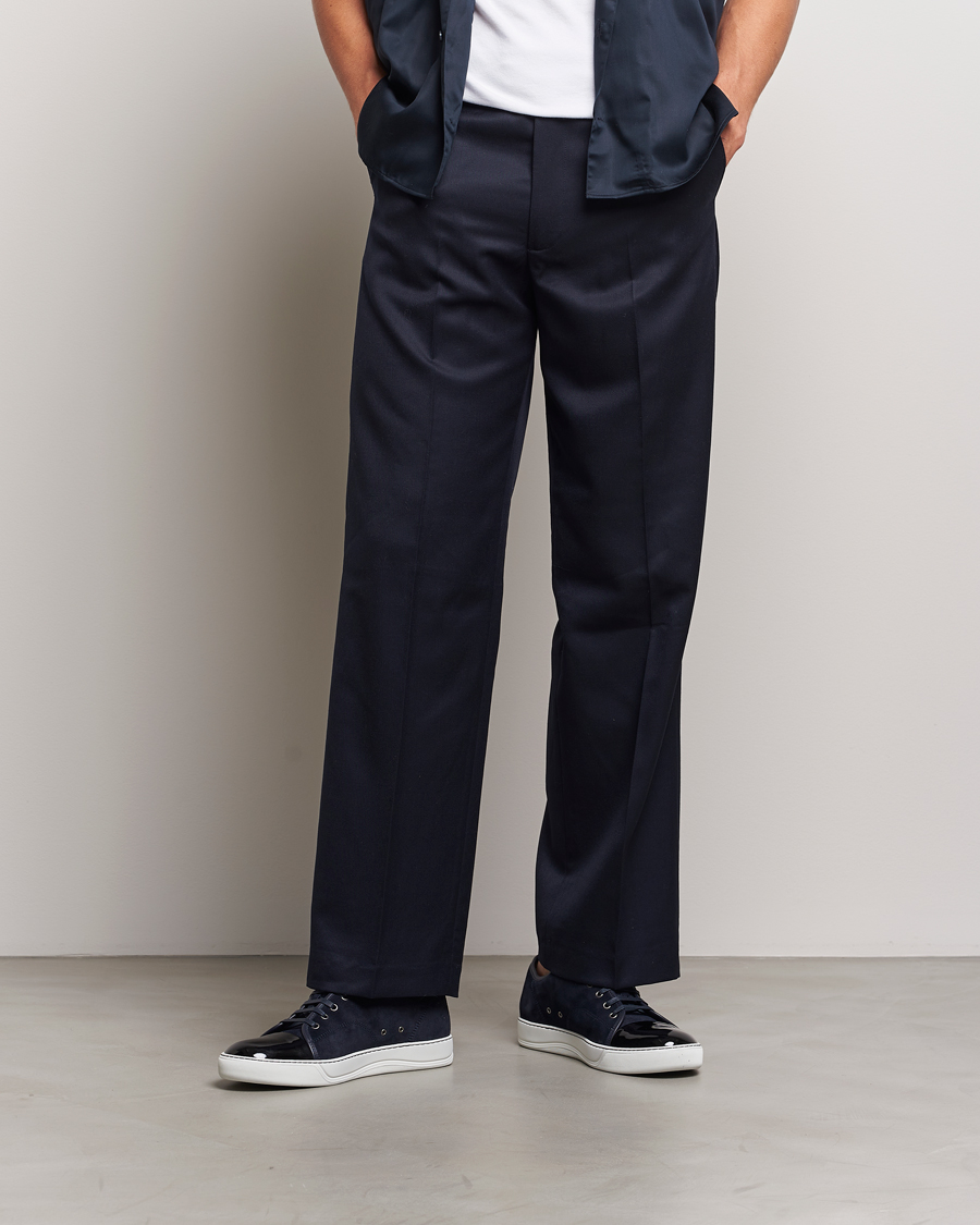 Uomini | Lanvin DBB1 Patent Cap Toe Sneaker Navy UK8 - EU42 | Lanvin | DBB1 Patent Cap Toe Sneaker Navy UK8 - EU42