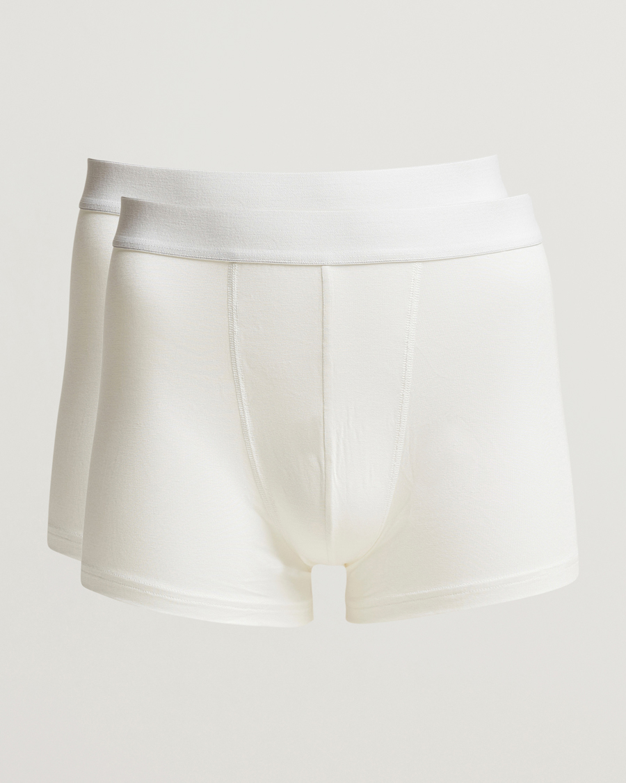 Uomini | Biancheria intima | Bread & Boxers | 2-Pack Boxer Breif Modal White