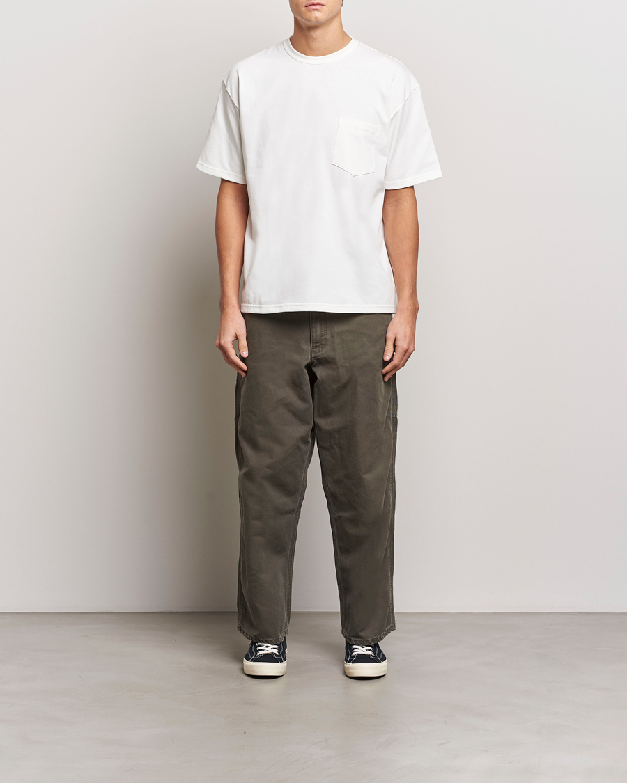 Uomini | T-shirt | orSlow | Pocket T-Shirt White
