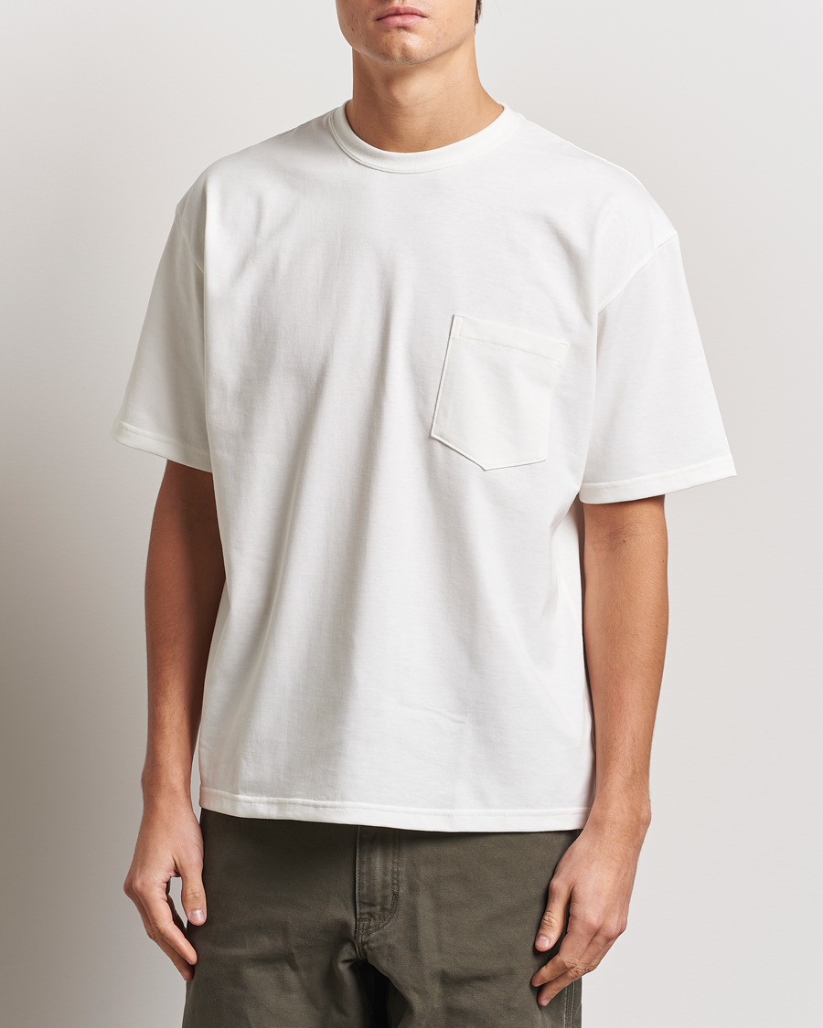 Uomini | T-shirt | orSlow | Pocket T-Shirt White