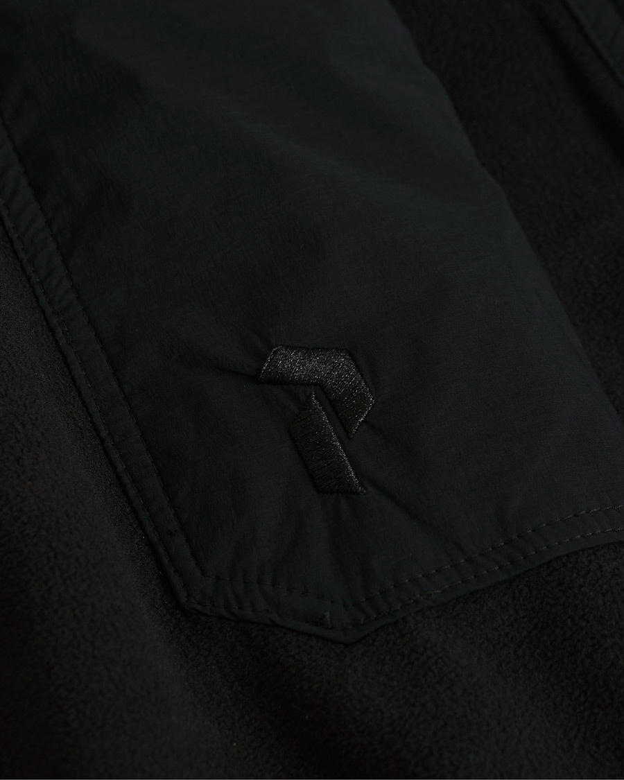 Uomini | Pantaloni | Peak Performance | Tech Soft Fleece Cargo Pants Black