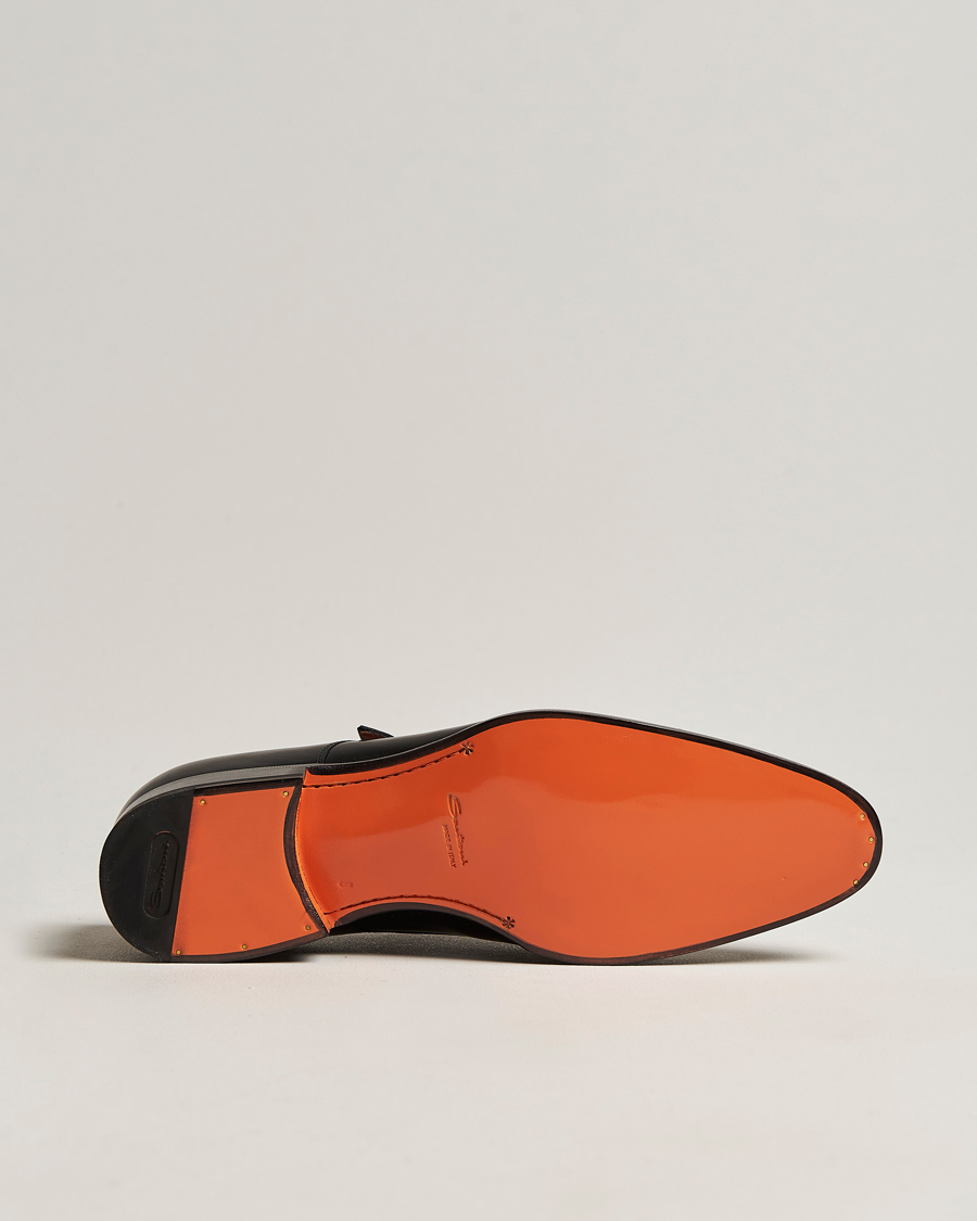 Uomini | Santoni Blake Double Monk Black Calf | Santoni | Blake Double Monk Black Calf
