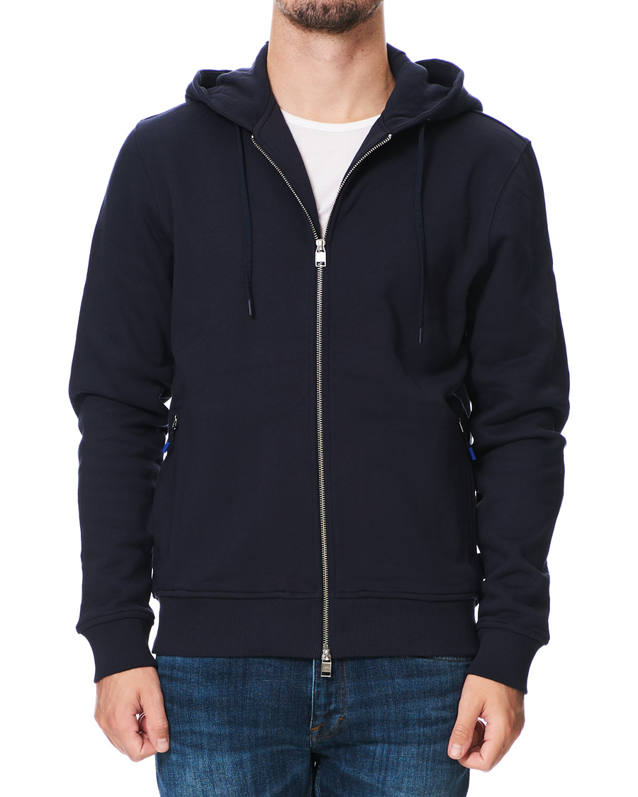 Uomini | Maglieria | Tiger of Sweden | Movement Namir Full Zip Hoodie Blue