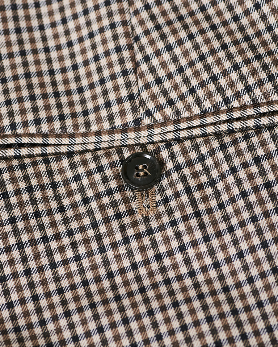 Uomini | Pantaloni | Tiger of Sweden | Tillman Checked Trousers Beige