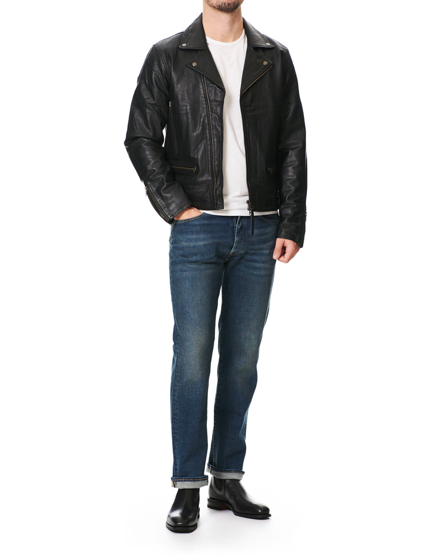 Uomini | Giacche | Tiger of Sweden Jeans | Chylo Leather Jacket Black