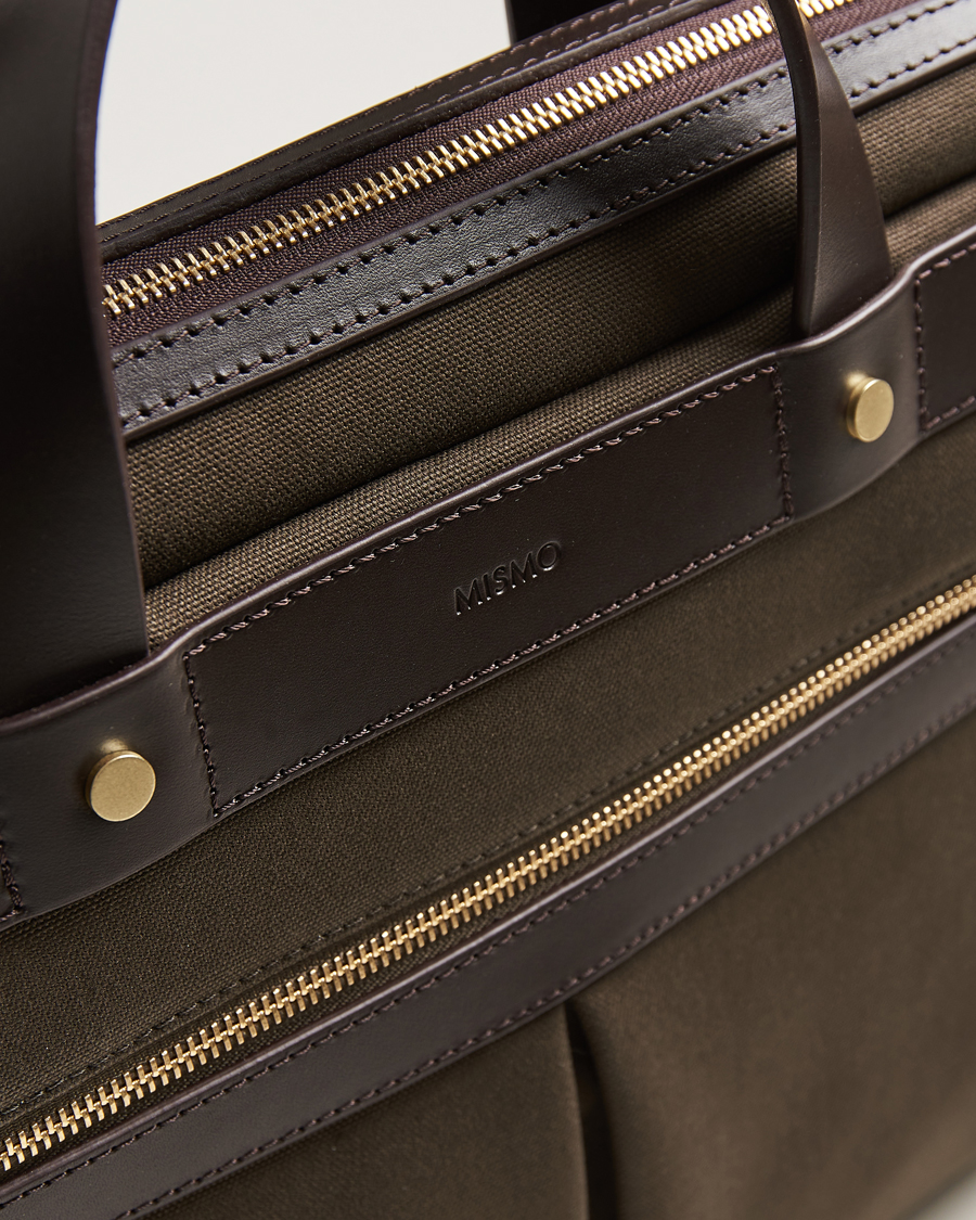 Uomini | Borse | Mismo | MismoM/S Nylon OfficeArmy/Dark Brown