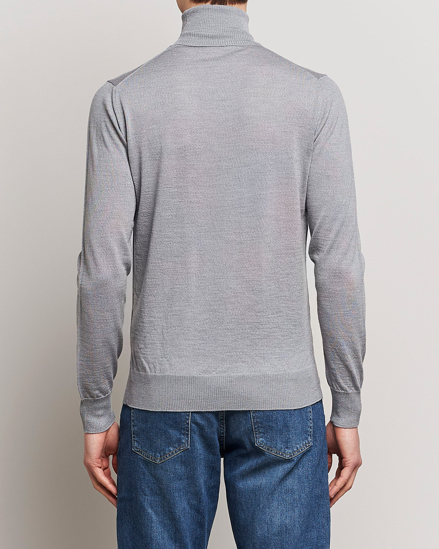 Uomini | Maglieria | Emporio Armani | Knitted Merio Polo Grey