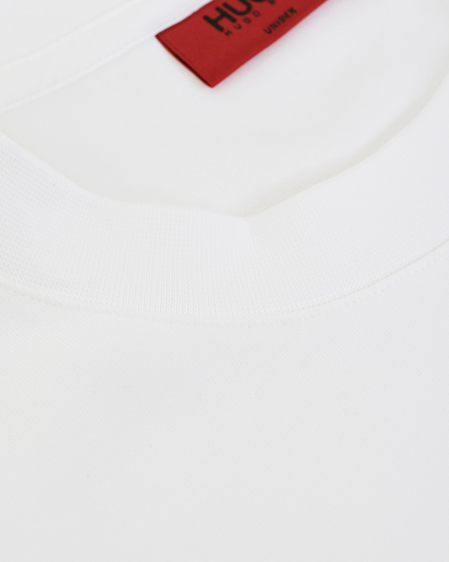Uomini | Maglieria | HUGO | Dicago Logo Crew Neck Sweatshirt White