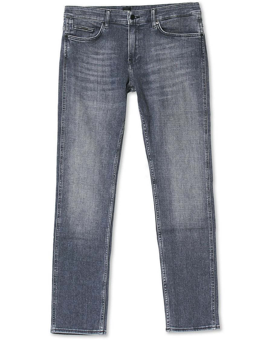 Uomini | Jeans | BOSS BLACK | BOSS Delaware Slim Fit Stretch Jeans Medium Grey