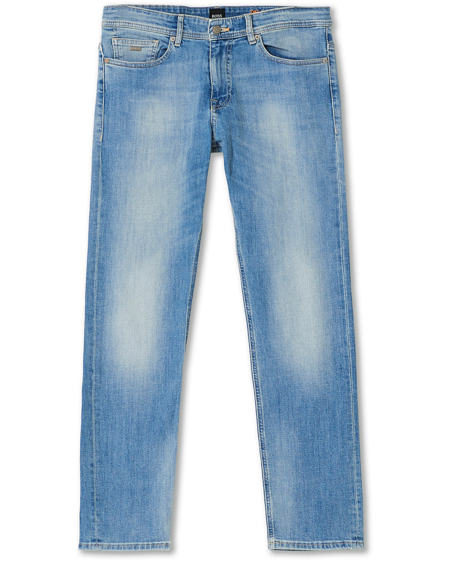 Uomini | Jeans | BOSS ORANGE | BOSS Casual Delaware Slim Fit Stretch Jeans Aqua