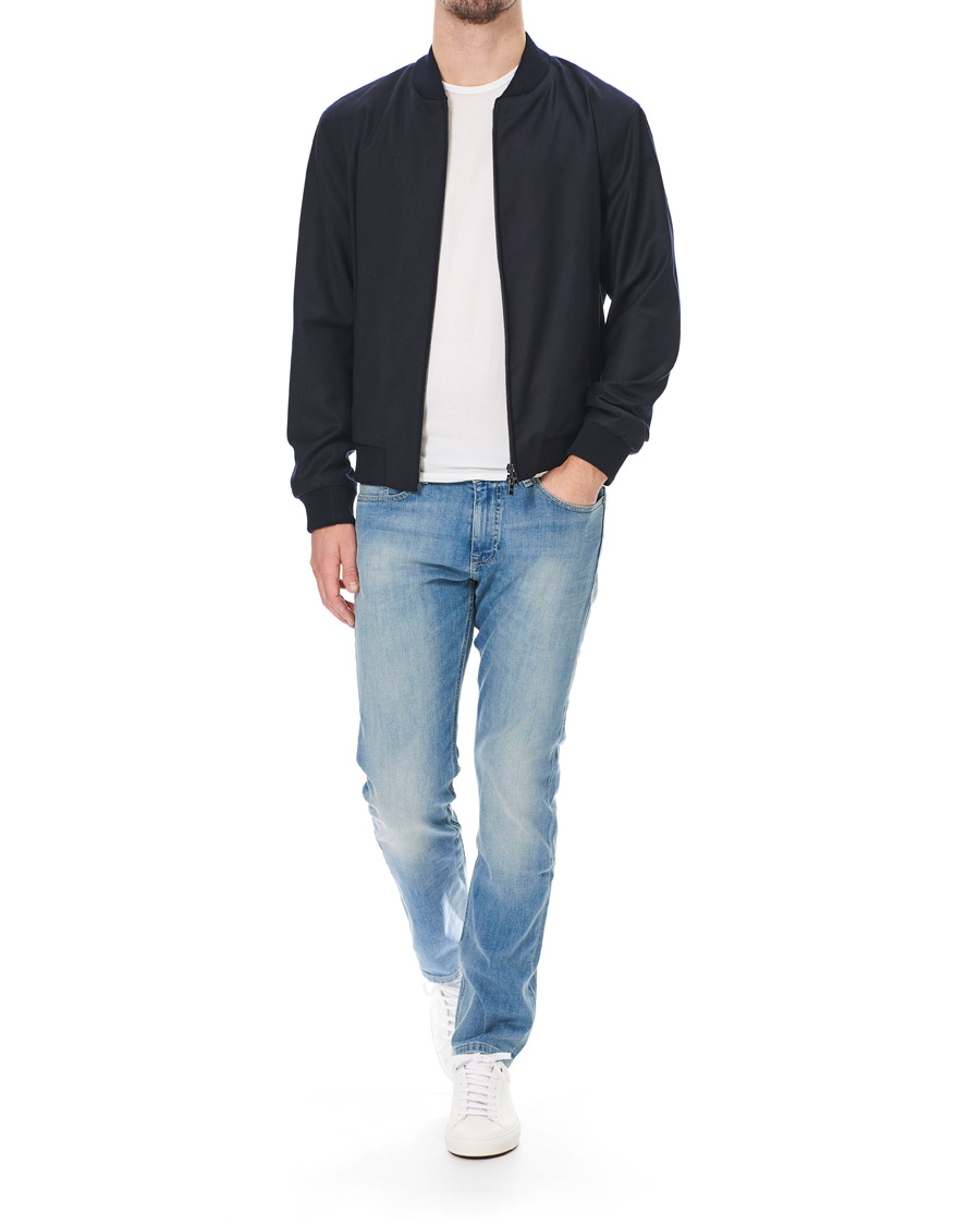 Uomini | Jeans | BOSS ORANGE | BOSS Casual Delaware Slim Fit Stretch Jeans Aqua