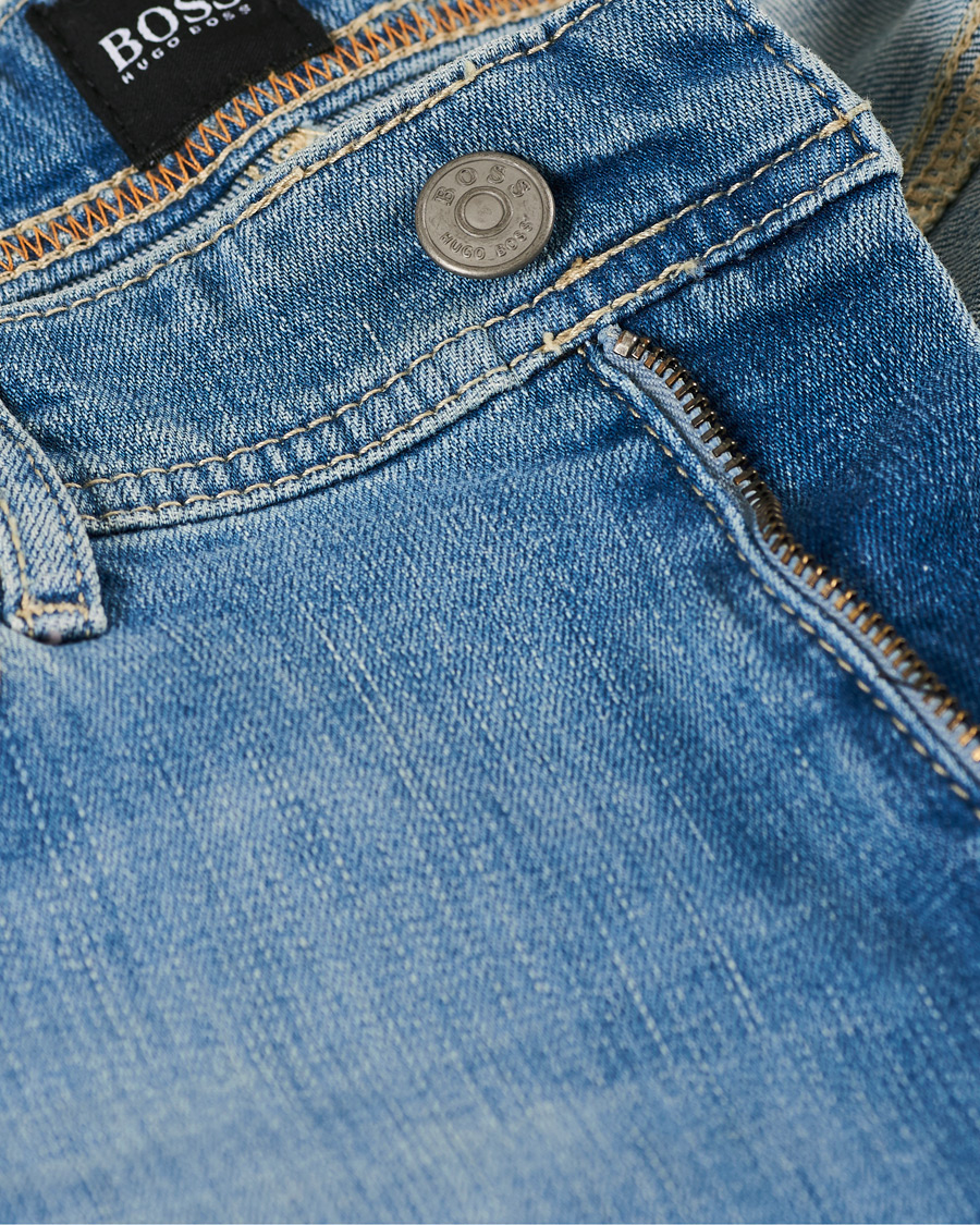 Uomini | Jeans | BOSS ORANGE | BOSS Casual Delaware Slim Fit Stretch Jeans Aqua