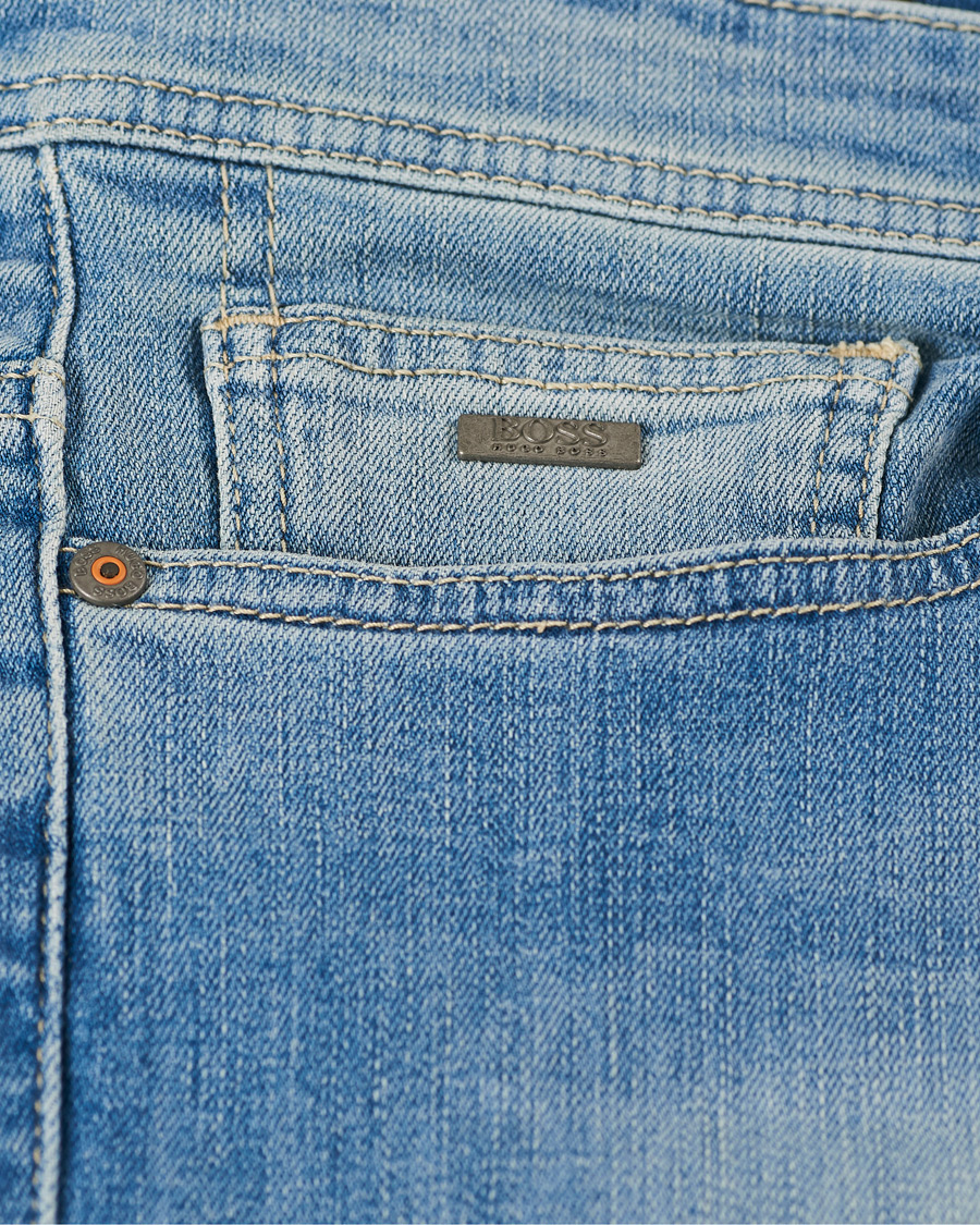 Uomini | Jeans | BOSS ORANGE | BOSS Casual Delaware Slim Fit Stretch Jeans Aqua