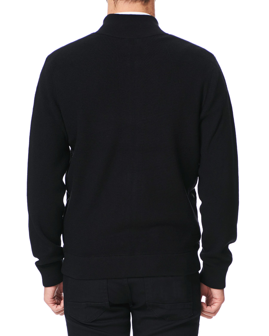 Uomini | Maglieria | BOSS BLACK | BOSS Porsche Capsule Mandor Hybrid Full Zip Black