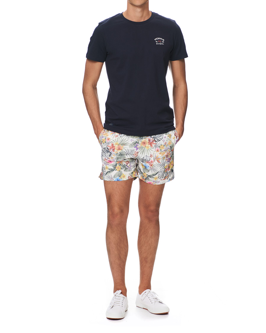 Uomini | Costumi da bagno | Morris | Tropical Bathing Trunks Off White